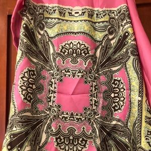 NEW BCBG SILK SCARF SKIRT